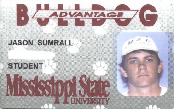 MSU '98-'99 ID card