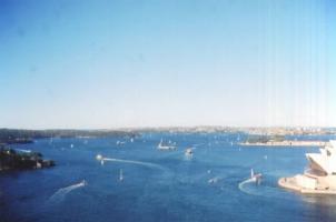 Sydney Harbor from the Harbor Bridge