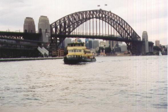 Sydney Ferry and Harbor Bridge