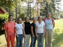 Elanor, Amy, Lindy, Jennifer, Melanie, Emily