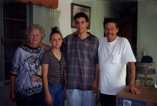 Mom Sue, sister Heather, Doug, dad Jim