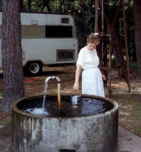 Shirley at artesian well